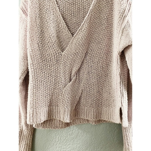 Free People Purple Coco V Neck Knit Sweater - Picture 11 of 16